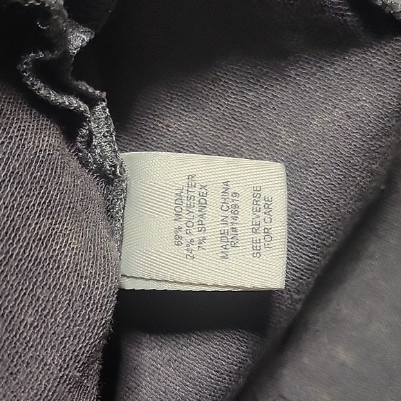 Mudd Jrs Large Distressed Front Tie Sweater Long Sleeve Top Gray Brown - Picture 6 of 9